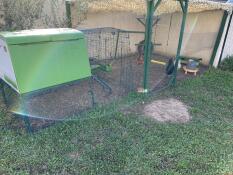 Green Omlet Eglu Cube large chicken coop and run