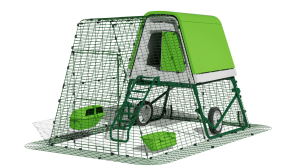 Eglu Go UP Chicken Coop with 6ft Run and Wheels Package - Leaf Green