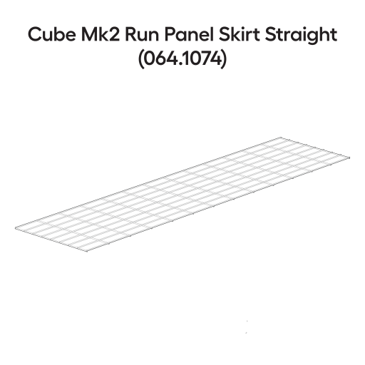 21420 Cube mk2 run panel skirt straight (064.1074)