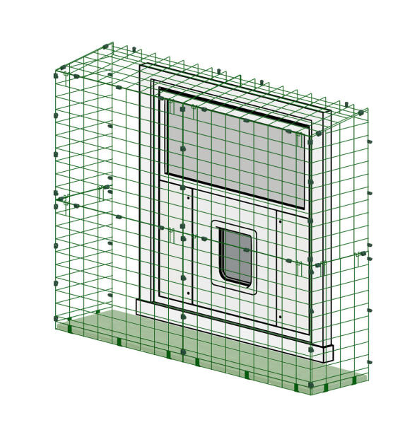 Catio outdoor cat enclosure tunnel window board and box